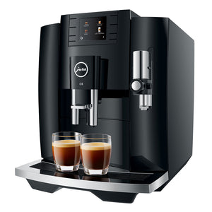 
                  
                    Load image into Gallery viewer, E8 - Piano Black Coffee Machine-The Espresso Pantry
                  
                