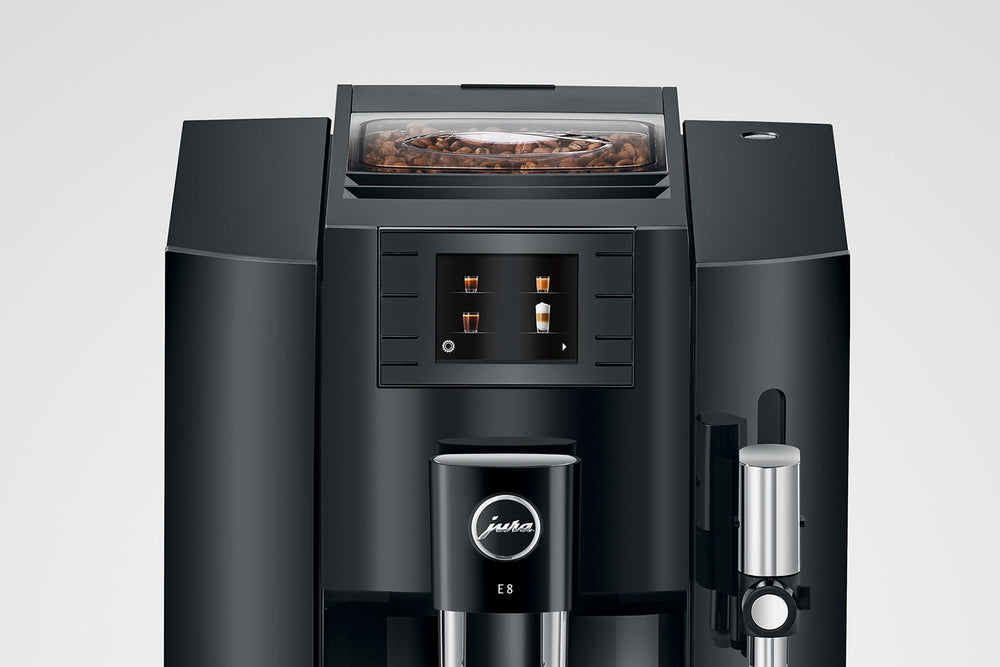 
                  
                    Load image into Gallery viewer, E8 - Piano Black Coffee Machine-The Espresso Pantry
                  
                