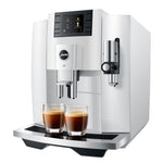 E8 - Piano White Coffee Machine-The Espresso Pantry