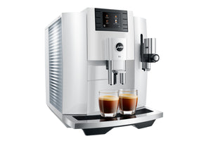 
                  
                    Load image into Gallery viewer, E8 - Piano White Coffee Machine-The Espresso Pantry
                  
                