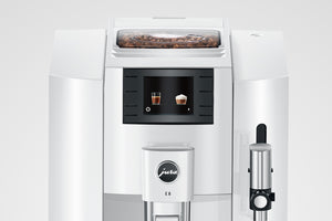 
                  
                    Load image into Gallery viewer, E8 - Piano White Coffee Machine-The Espresso Pantry
                  
                